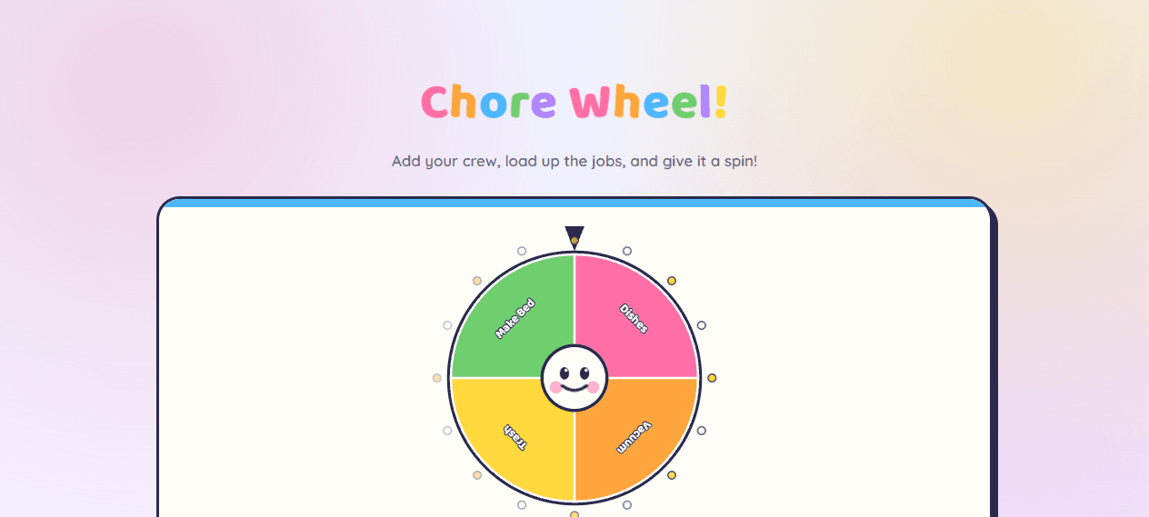Chore Wheel screenshot